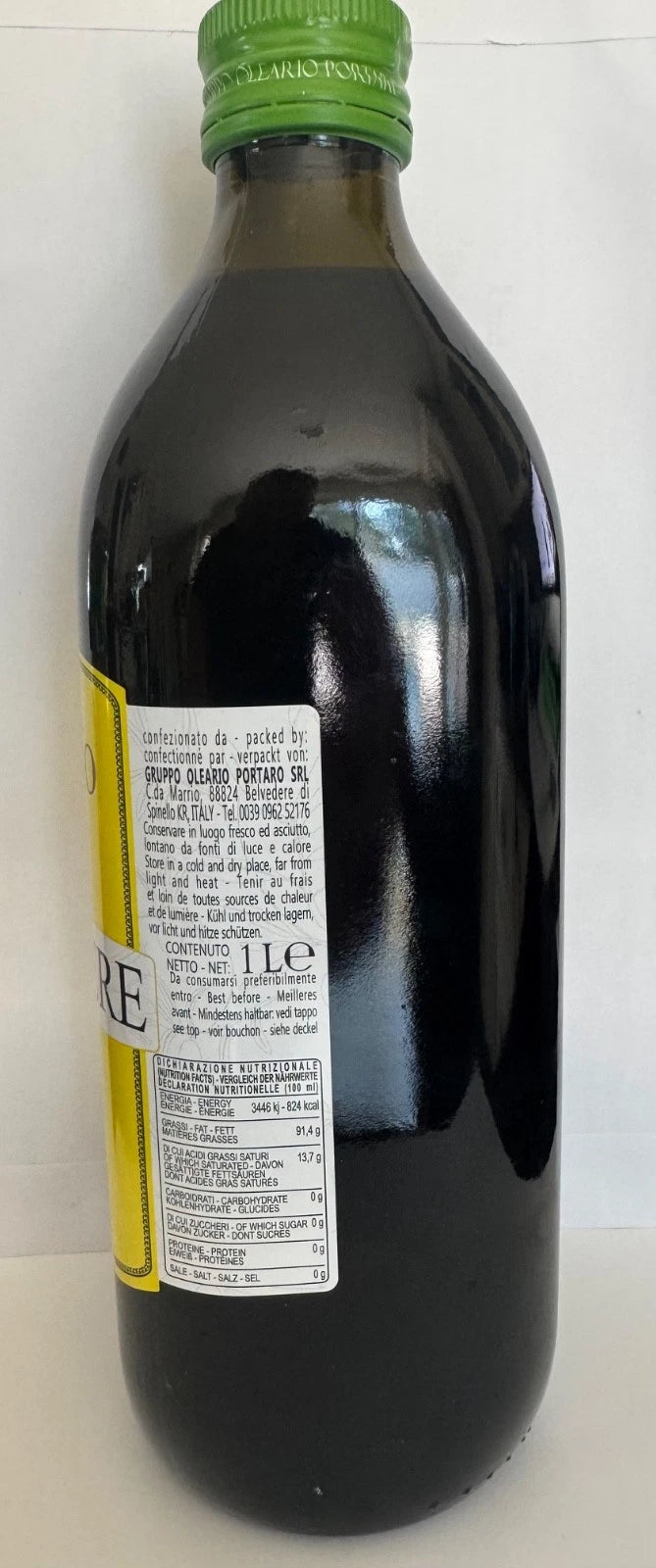 PORTARO EXTRA VIRGIN COLD PRESSED OLIVE OIL | 1 LITER