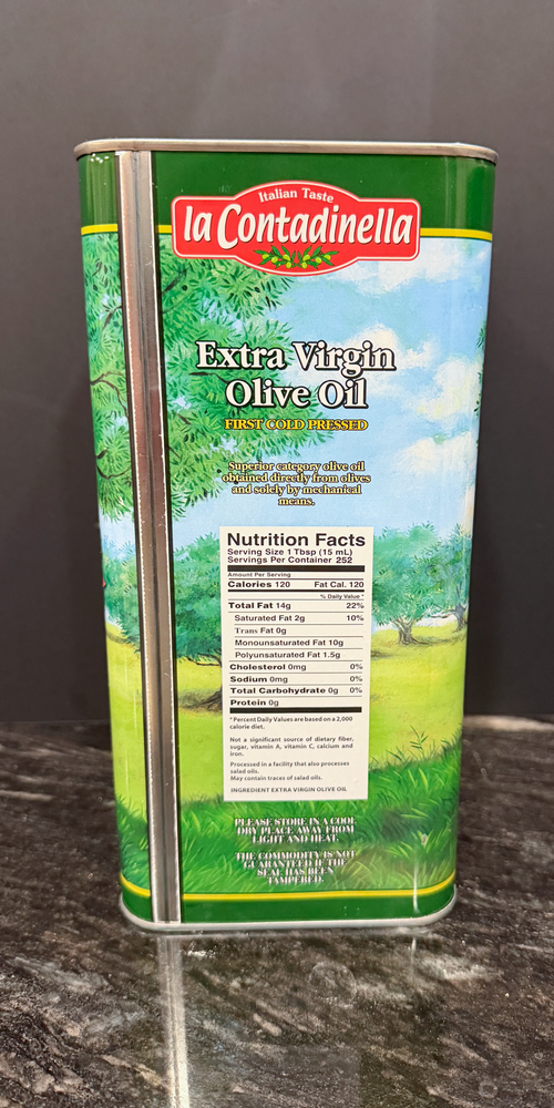 LA CONTADINELLA COLD PRESSED EXTRA VIRGIN OLIVE OIL | 1 GALLON