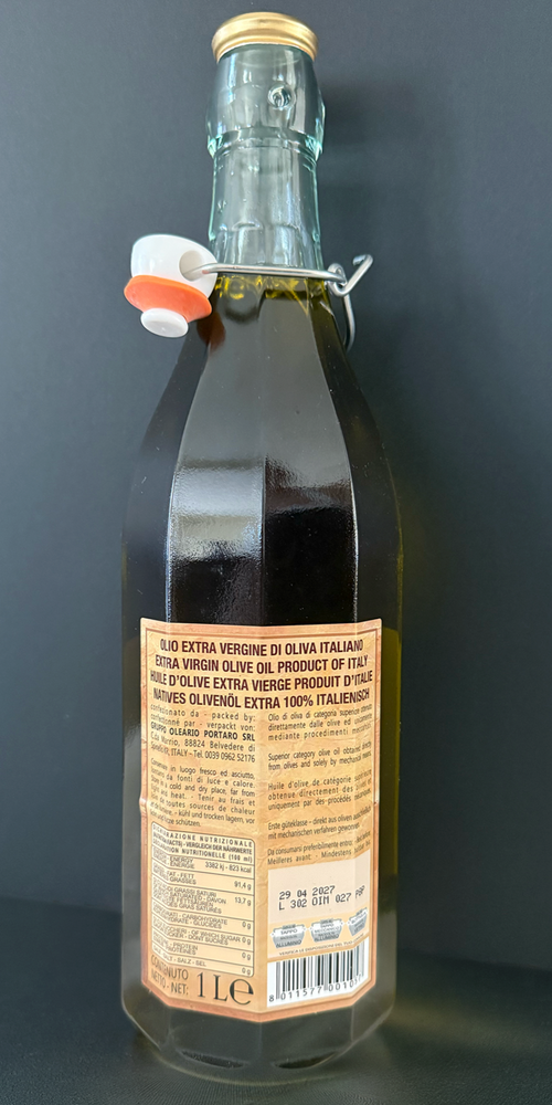 IL VERDONE BY PORTARO UNFILTERED EXTRA VIRGIN COLD-PRESSED OLIVE OIL | 1 LITER